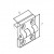 Set Of 2 Hinges For Screen Kentia