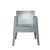 Chair Stackable TOY Grey Metallic Silver