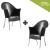 Set Of 2 Chairs Stackable LORD YO