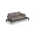 Sofa 2 Places Tami Structure Black