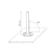 Support Round Parasol Infina