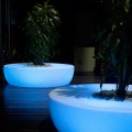 Luminous Bench / Planter Isla Vases