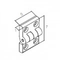 Set Of 2 Hinges For Screen Kentia