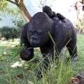 Statue Gorilla With Baby