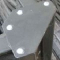 90° Angle Connecting Piece For Claustra/Synthetic Braiding Panel