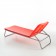 Chaise longue Time Out Reclining Rouge Serralunga JardinChic