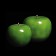 Céramique Pomme Brillante Vert Giant BullStein JardinChic