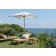 Table Basse Ibiza 45x45cm avec Bain de Soleil Ibiza Vlaemynck Jardinchic