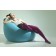 Pouf Baloon Bleu Turquoise YOUNOW Florence Jaffrain JardinChic