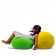 Poufs Baloon yellow and Green Apple YOUNOW Florence Jaffrain JardinChic