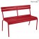 Banc à Dossier Luxembourg Coquelicot Fermob Jardinchic