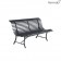 Banc Louisiane 150cm Carbone Fermob Jardinchic