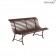 Banc Louisiane 150cm Rouille Fermob Jardinchic