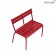 Banc Luxembourg Kid Coquelicot Fermob Jardinchic