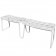 Lot de 2 Bancs Modulaires Chips Blanc MyYour JardinChic