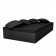 Banquette Quadrat L240cm x larg 120cm x H40cm Noir Vondom Jardinchic