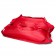 Pouf Buggle-Up red straps Fatboy JardinChic