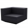 Canapé Modulable Vela - Module Droit Noir Vondom Jardinchic