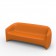 canapé-orange-blow-vondom-jardinchic