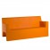 canapé-orange-jut-vondom-jardinchic