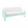 Canapé 2 places Bellevie Coussins Blanc Grisé Vert Opaline Fermob Jardinchic