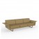 Canapé 3 Places Delta Beige Vondom Jardinchic