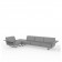 Canapé D'angle Droit 4 Places Delta Acier Vondom Jardinchic