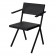 Lot de 4 Chaises avec Accoudoirs Mia Noir Emu JardinChic