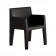  Chaise Avec Accoudoirs Jut Noir Vondom Jardinchic