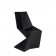 Chaise Vertex Noir Vondom Jardinchic