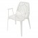 Lot de 2 Chaises Pattern avec accoudoirs Blanc Casse Emu JardinChic