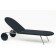 Lounger Shell black profile Fuera Dentro JardinChic