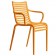 Chaise Empilable avec Accoudoirs PIP-e Orange Driade JardinChic