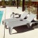 Chaises Longues F3 coloris Acier Vondom Jardinchic