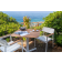 Fauteuils & Table Carrée Plateau Teck Shine Emu JardinChic