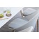 Table de Repas Vanity 220x110cm Blanc avec Chaises Vanity Blanc Gris Clair Vlaemynck Jardinchic