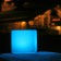 Lampe à Poser Big Cube Bleu Smart and  Green JardinChic