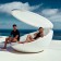 Daybed avec Parasol Ulm Blanc Vondom Jardinchic