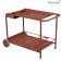 Desserte / Bar Roulant Luxembourg Ocre Rouge Fermob Jardinchic