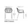 Schéma Fauteuil Spritz Vondom Jardinchic