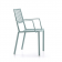 Chaise Avec Accoudoirs Easy Bleu Pastel Fast JardinChic