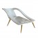 Fauteuil Du Huit Blanc Isidore Position Bain de Soleil JardinChic