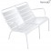 Fauteuil Bas Duo Luxembourg Blanc Coton Fermob Jardinchic