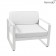 Fauteuil Bellevie Coussins Blanc Grisé Gris Métal Fermob Jardinchic