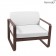 Fauteuil Bellevie Coussins Blanc Grisé Rouille Fermob Jardinchic