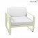 Fauteuil Bellevie Coussins Blanc Grisé Tilleul Fermob Jardinchic