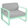 Fauteuil Bellevie Coussins Gris Flanelle Structure Vert Opaline Fermob Jardinchic 