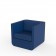 Fauteuil Ulm Structure Bleu marine Vondom Jardinchic