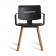 Fauteuil de Repas Coco Noir Face Oasiq Jardinchic