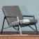 Fauteuil Cotage Structure Graphite Coussins Gris Clair Talenti Jardinchic